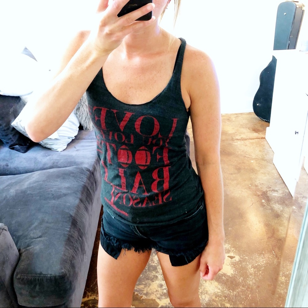 Judith March “Love Me Like You Love Football Season” Tank